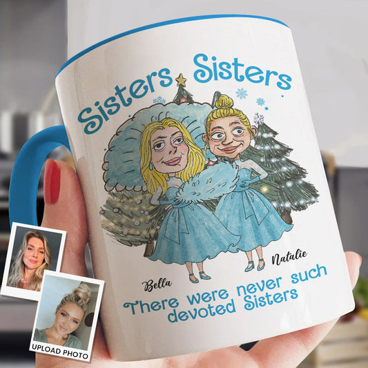 Sisters Christmas Two-tone Mug