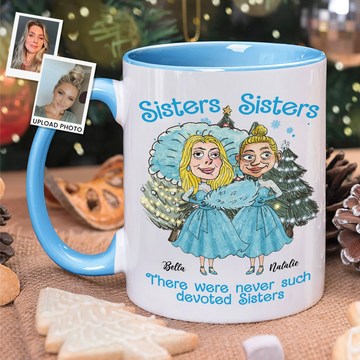 Sisters Christmas Two-tone Mug