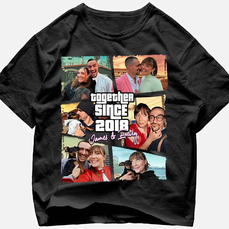 "Together Since - Trendy Style" Handcraft Tee - Histozing