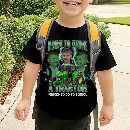 "Tractor" Kid Handcraft Tee - Histozing