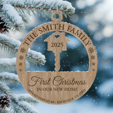New Home Wooden Ornament