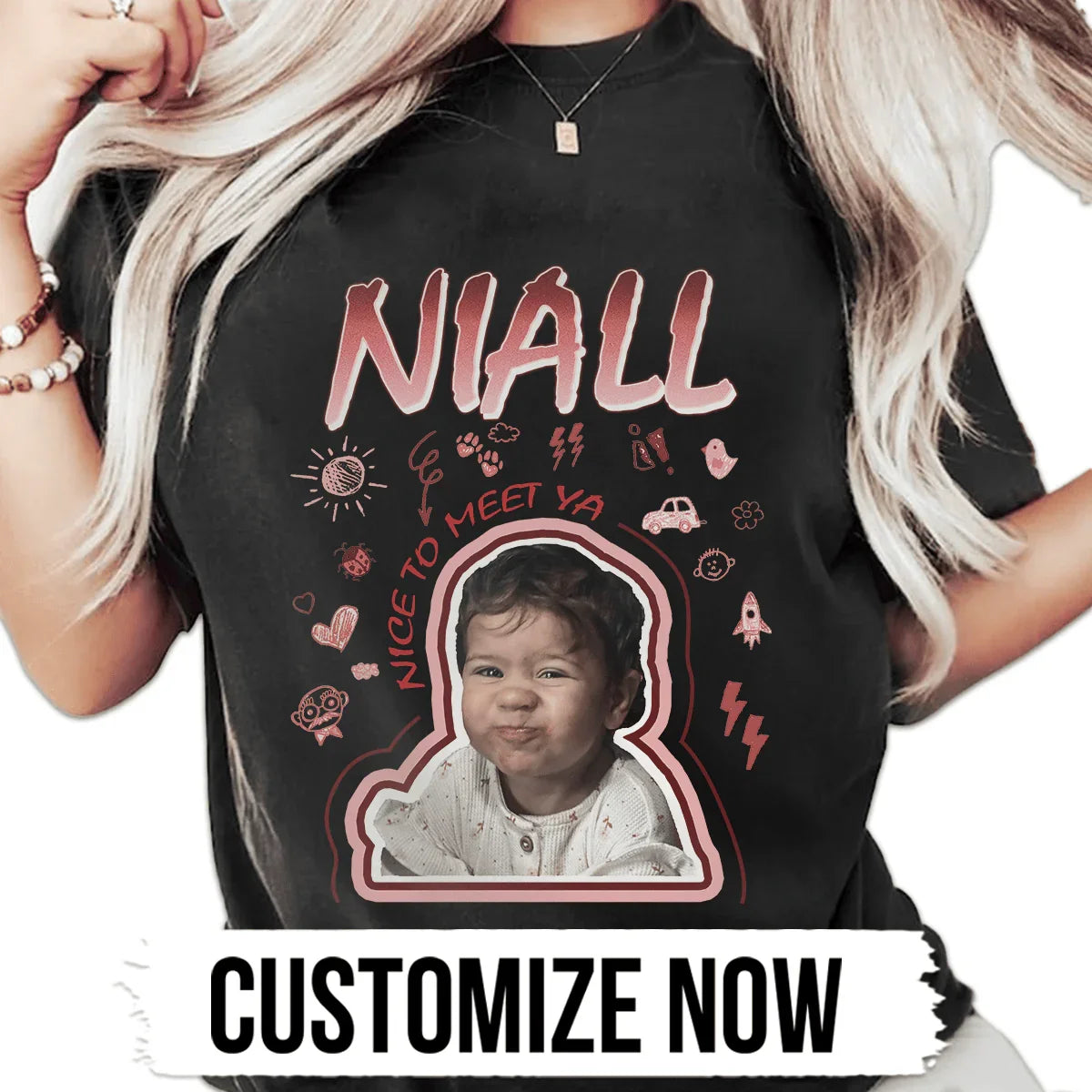 "Nice to meet ya" Handcraft Tee - Histozing