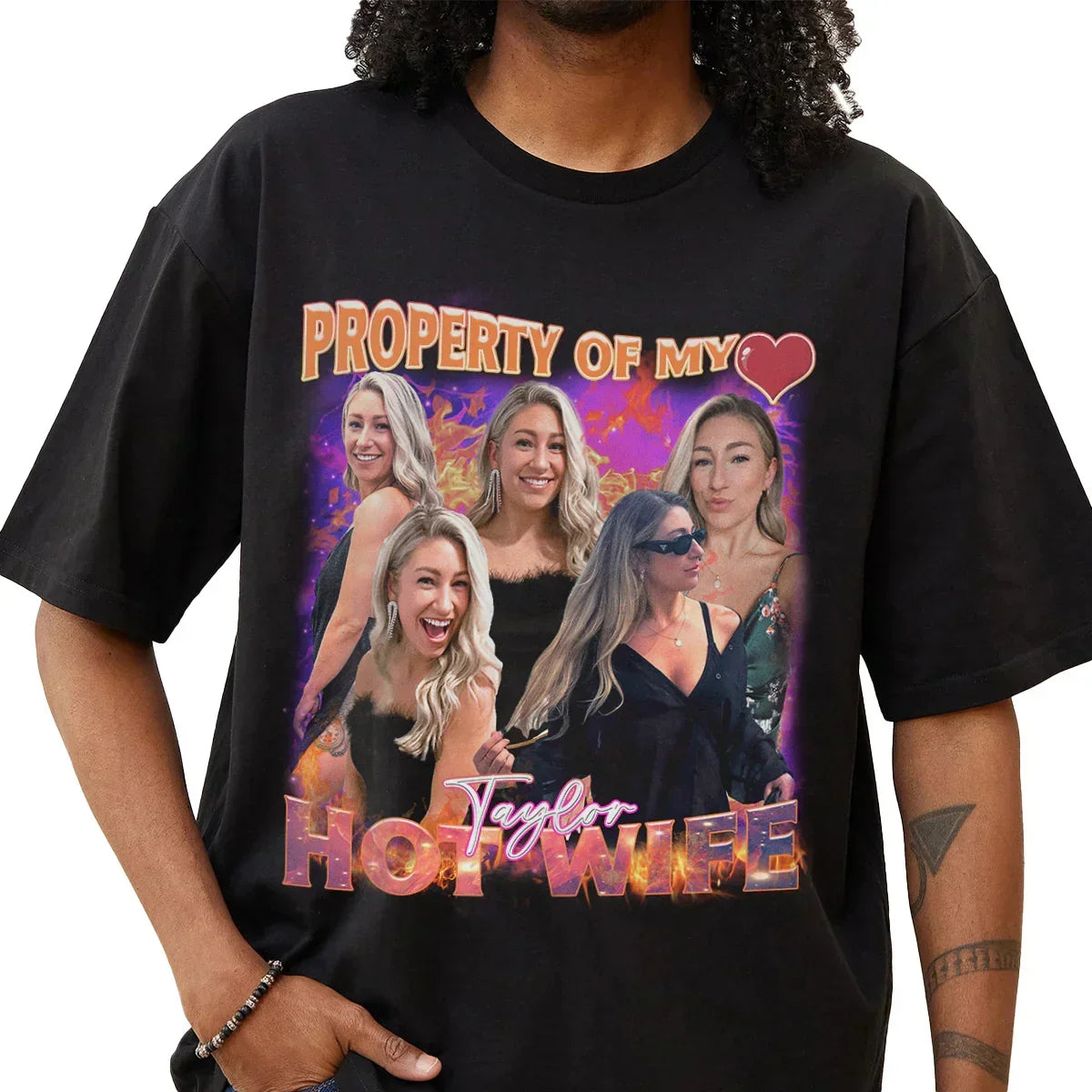 "Property of my hot wife" Handcraft Tee - Histozing