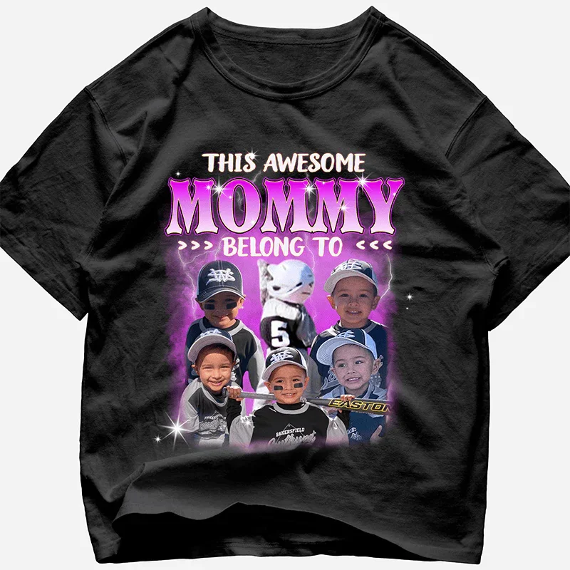 "This Awesome Mommy" Handcraft Tee - Histozing