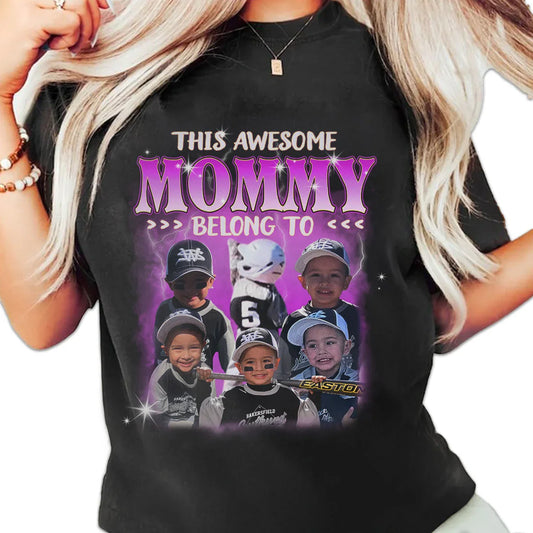 "This Awesome Mommy" Handcraft Tee - Histozing