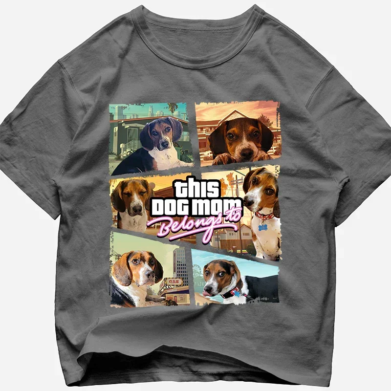 "This Dog Mom/Dad Belongs to" Handcraft Tee - Histozing