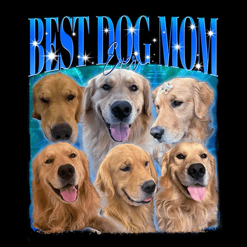 "Best Dog Mom Ever" Handcraft Tee - Histozing