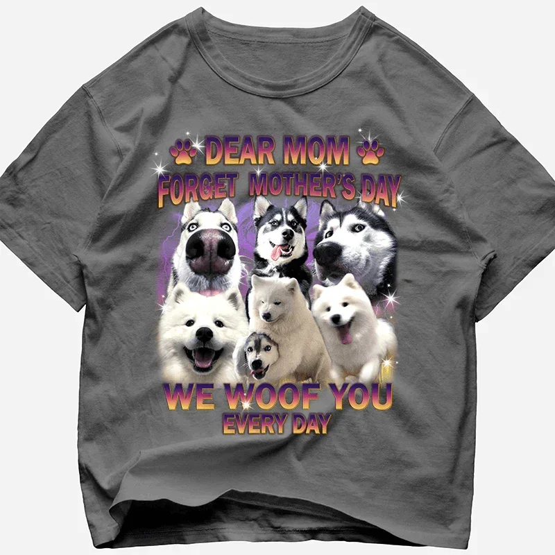 "We woof you" Handcraft Tee - Histozing