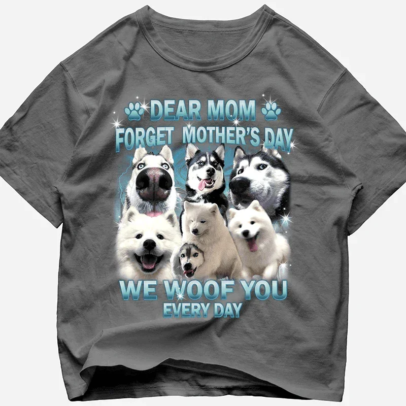 "We woof you" Handcraft Tee - Histozing