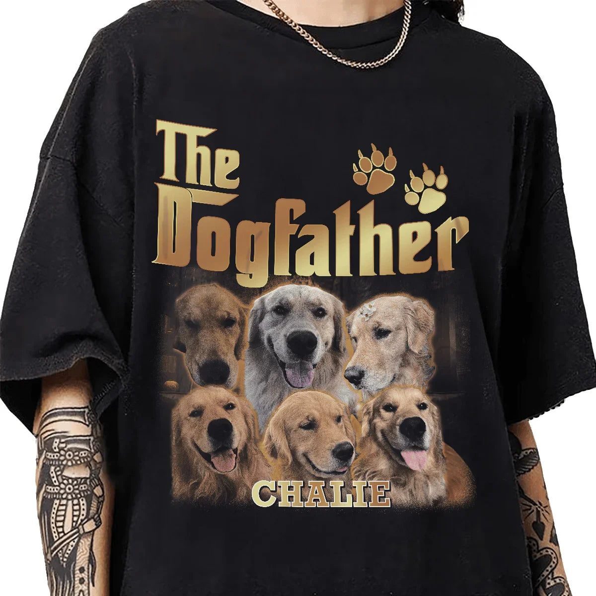 "The Dogfather" Handcraft Tee - Histozing