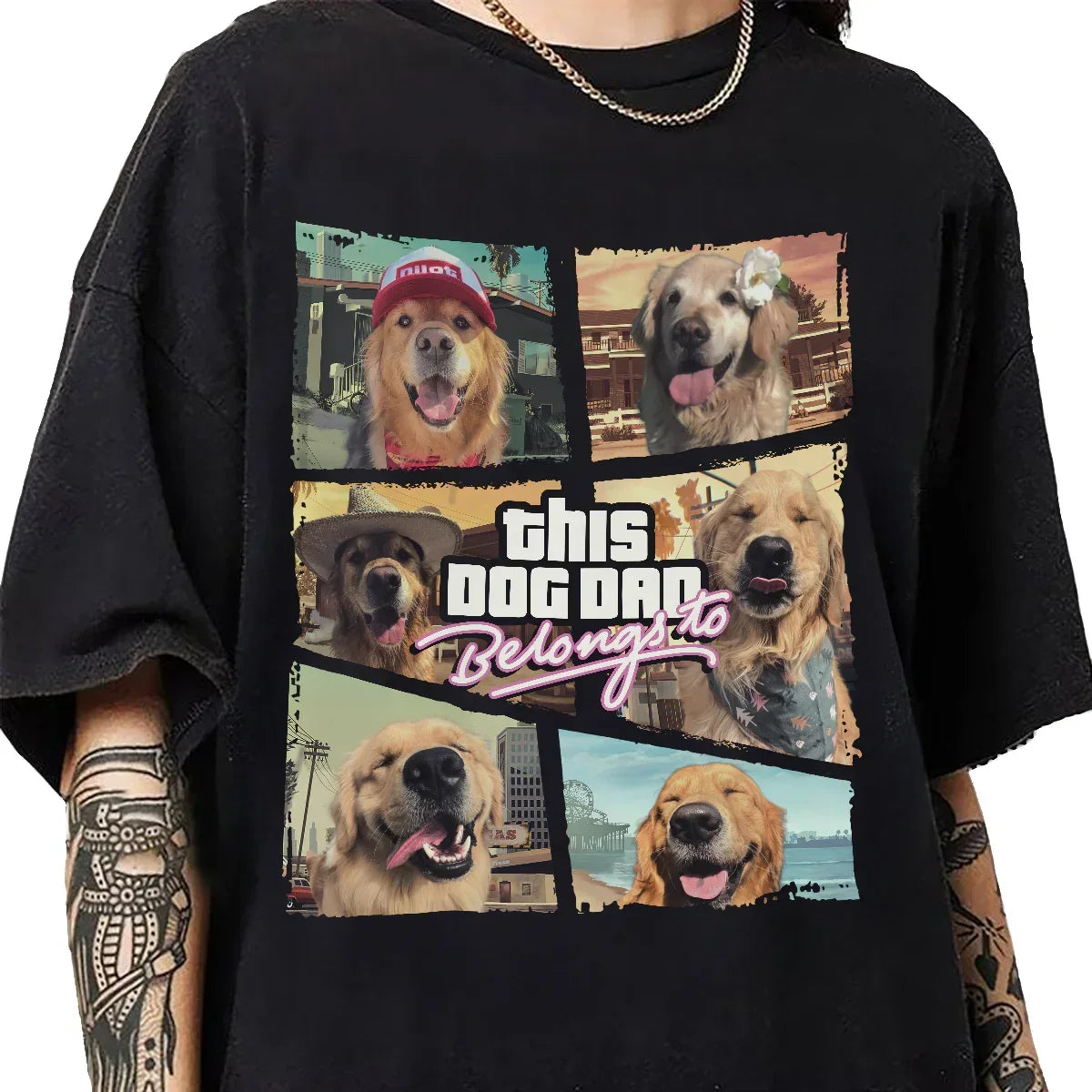 "This Dog Mom/Dad Belongs to" Handcraft Tee - Histozing