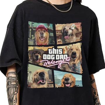 "This Dog Mom/Dad Belongs to" Handcraft Tee - Histozing