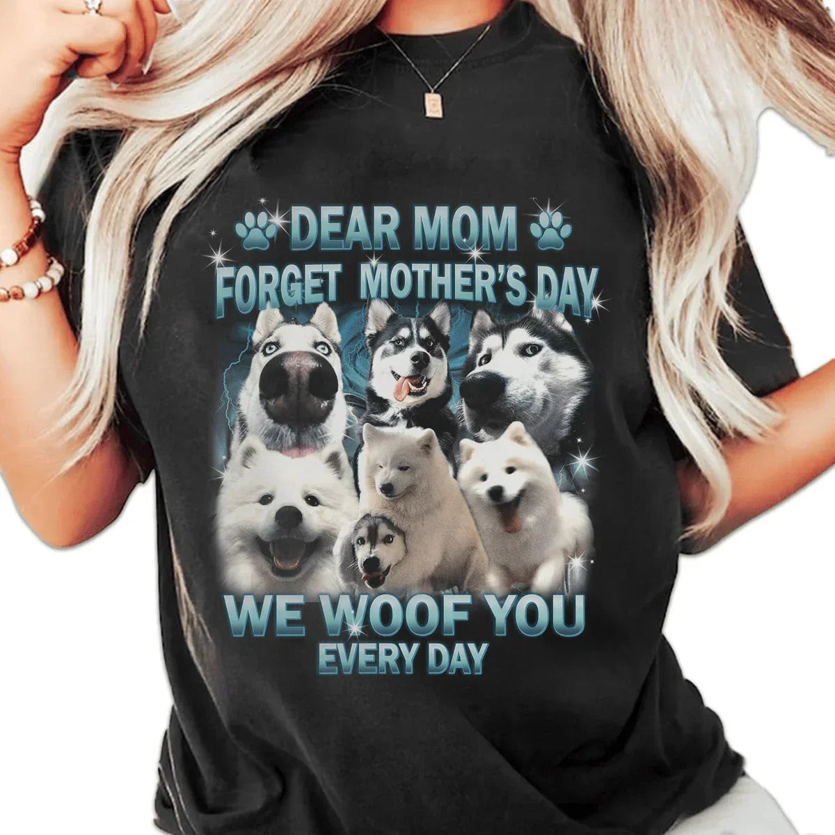 "We woof you" Handcraft Tee - Histozing