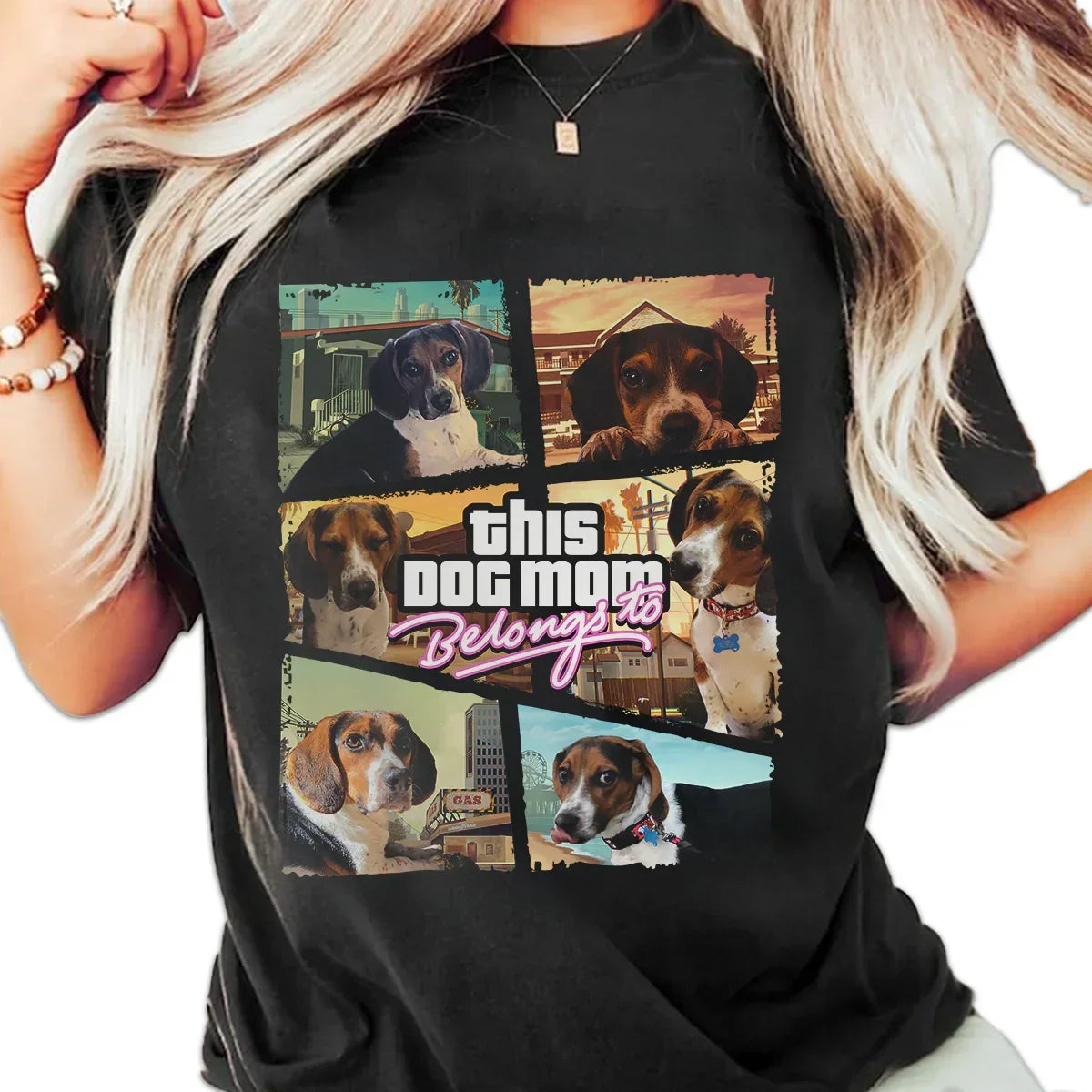 "This Dog Mom/Dad Belongs to" Handcraft Tee - Histozing