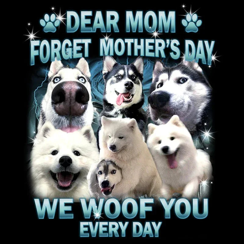 "We woof you" Handcraft Tee - Histozing