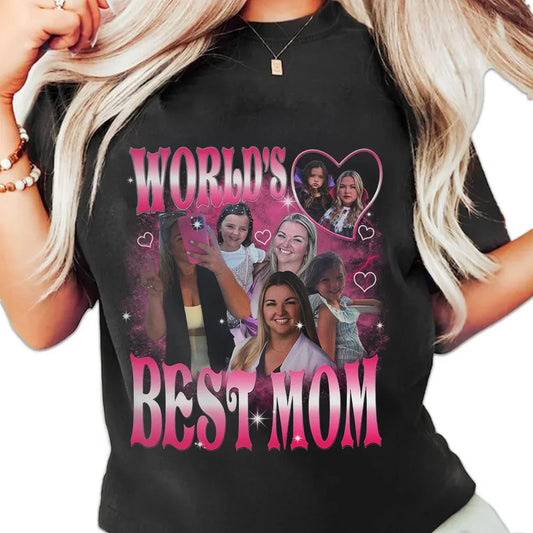 "World Best Mom" Handcraft Tee - Histozing