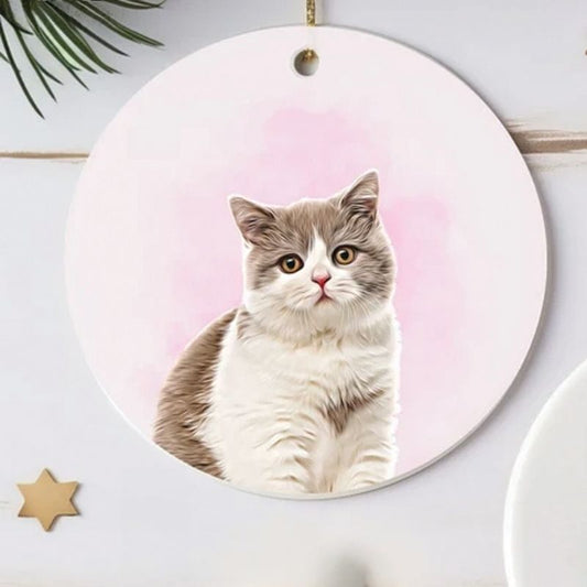 Watercolor Pet Handcraft  Ornament