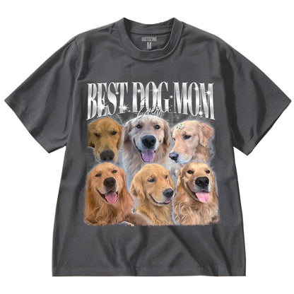 "Best Dog Mom Ever" Handcraft Tee - Histozing