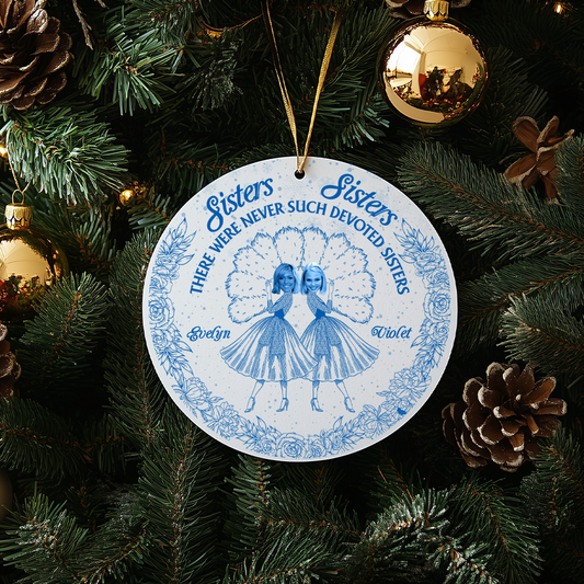 "White Christmas" Handcraft Ceramic Ornament