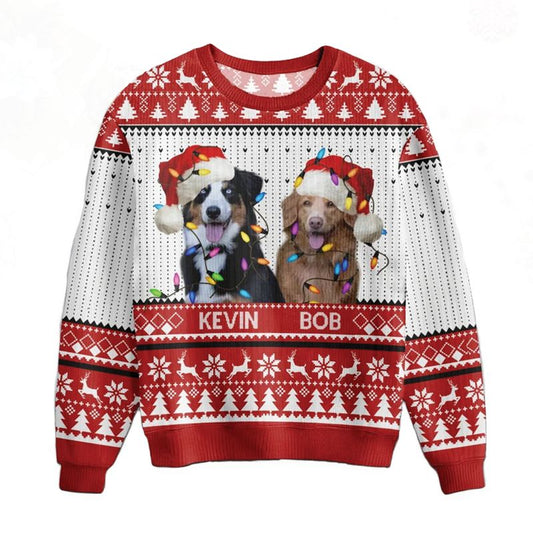 "Bright Pet Crhistmas" Handcraft Sweater