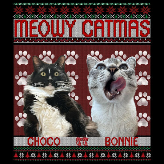 "Meowy CatMas" Handcraft Tee