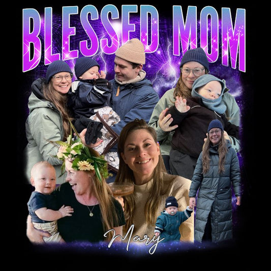 "Blessed Mom" Handcraft Tee