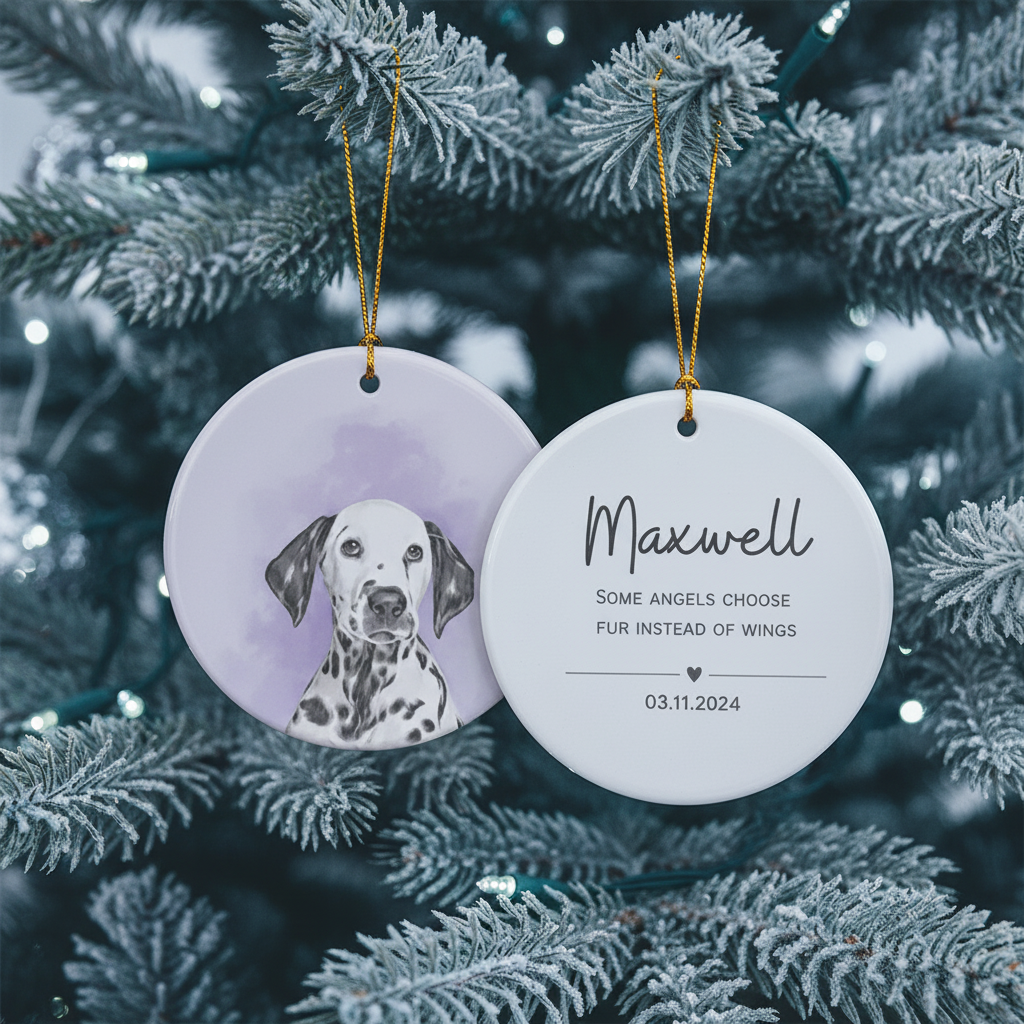 Watercolor Pet Handcraft  Ornament