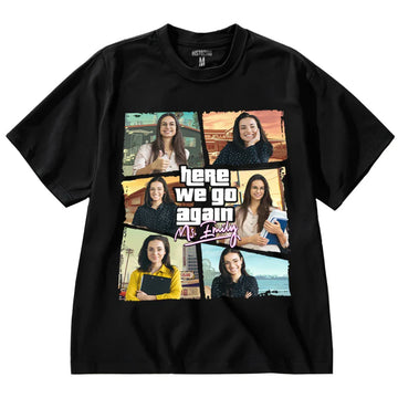 "Here we go again" Handcraft Tee - Histozing
