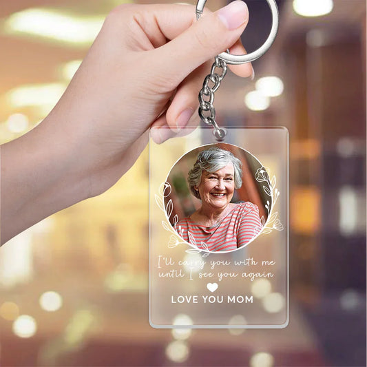Love You Mom Handcraft Acrylic Keychain - Histozing