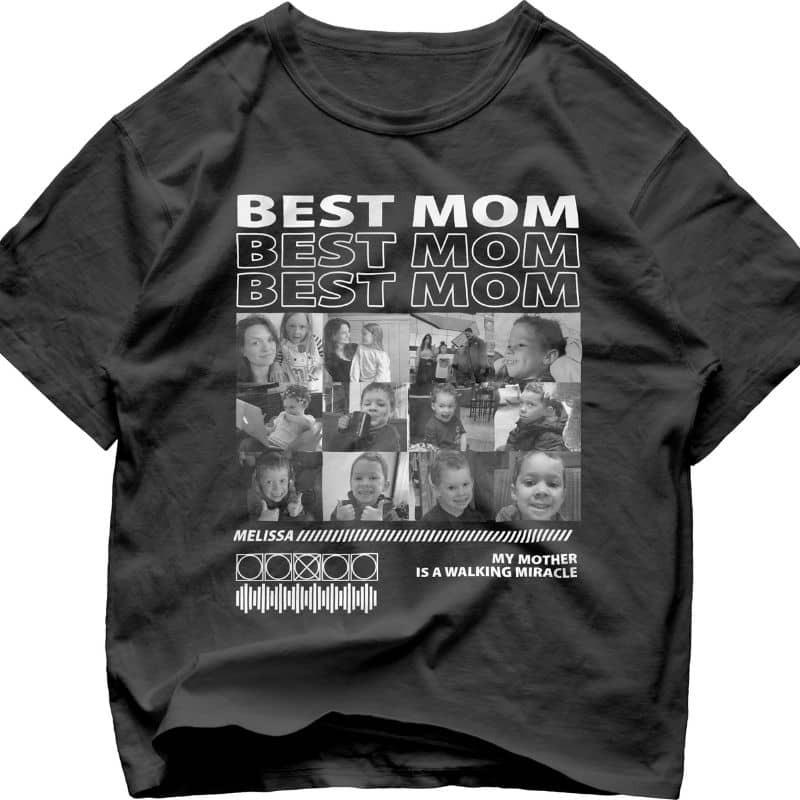 'Best Mom' Handcraft Tee