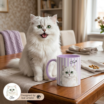 Water Color Pet  Mug Gift