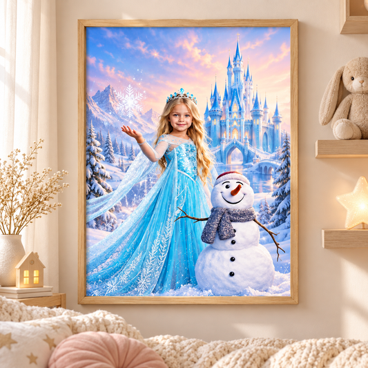 Snow Princess Canvas