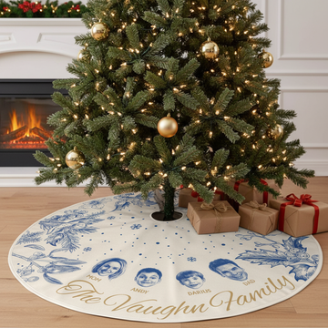 Circle of Love Christmas Tree Skirt