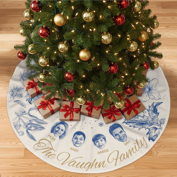 Circle of Love Christmas Tree Skirt