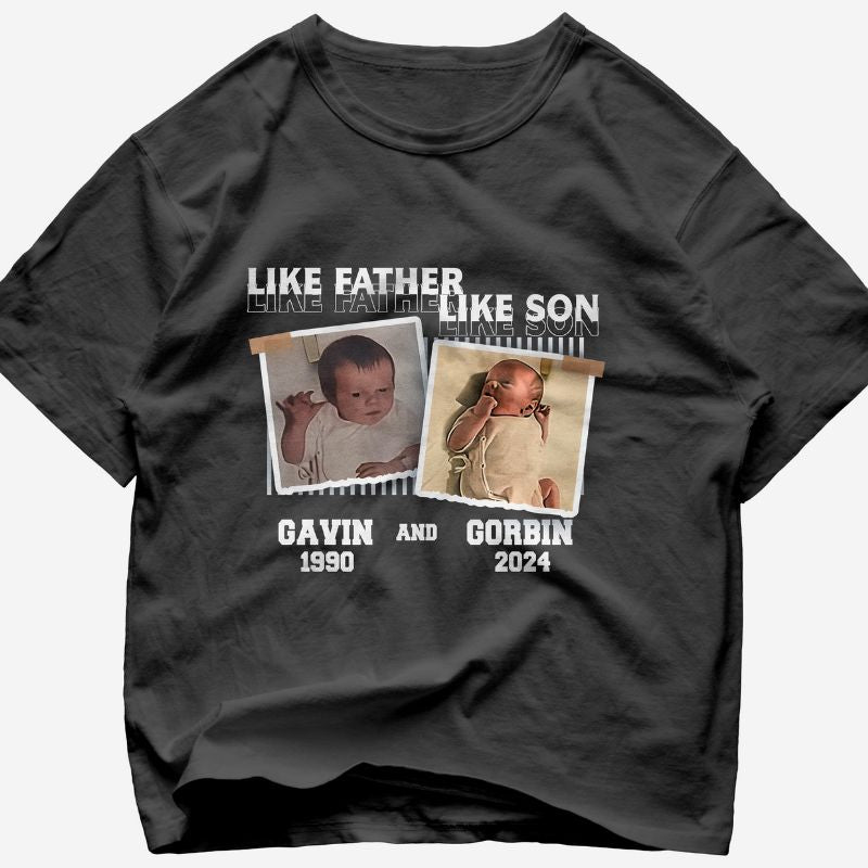 "Like father like son" Handcraft Tee