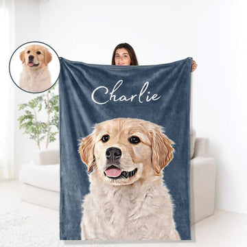 "Custom Pet Art" Blanket