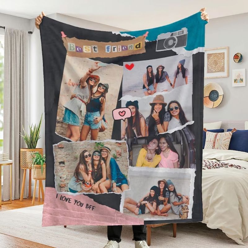 "BFF Collage" Blanket