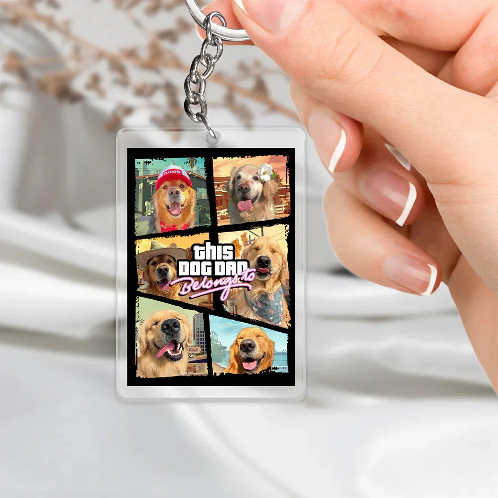 Pet Lover Handcraft Acrylic Keychain - Histozing