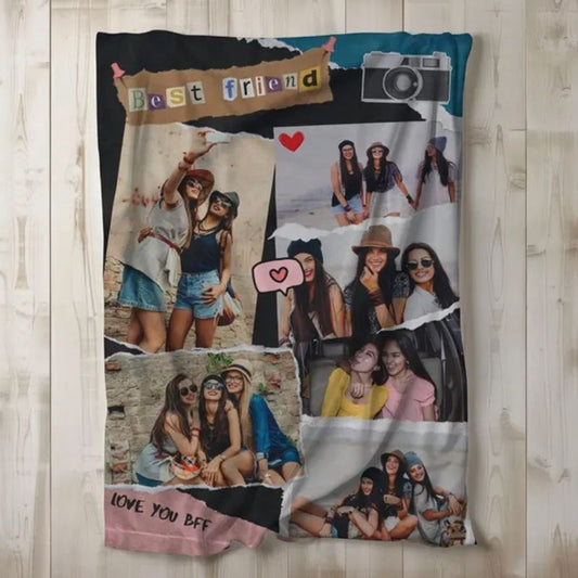 "BFF Collage" Blanket