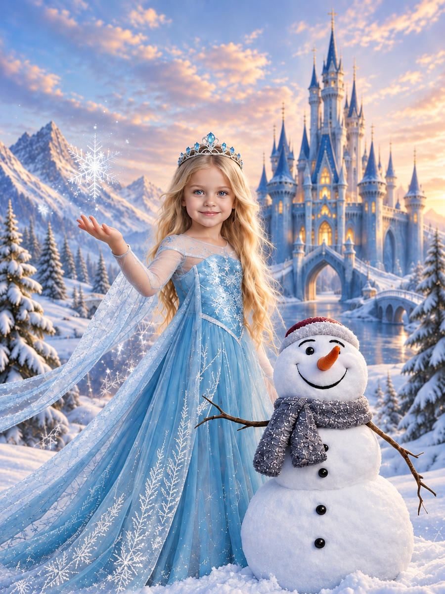 Snow Princess Canvas