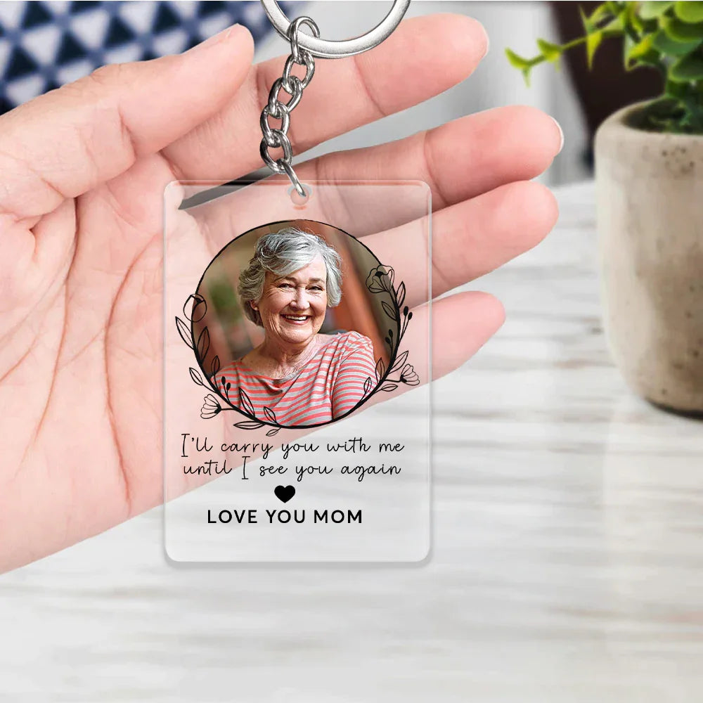 Love You Mom Handcraft Acrylic Keychain - Histozing
