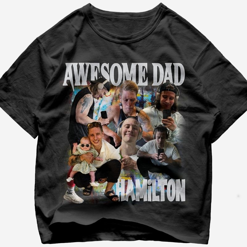 "Awesome Dad" Handcraft Tee