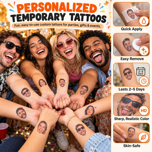 Personalized Temporary Tattoos
