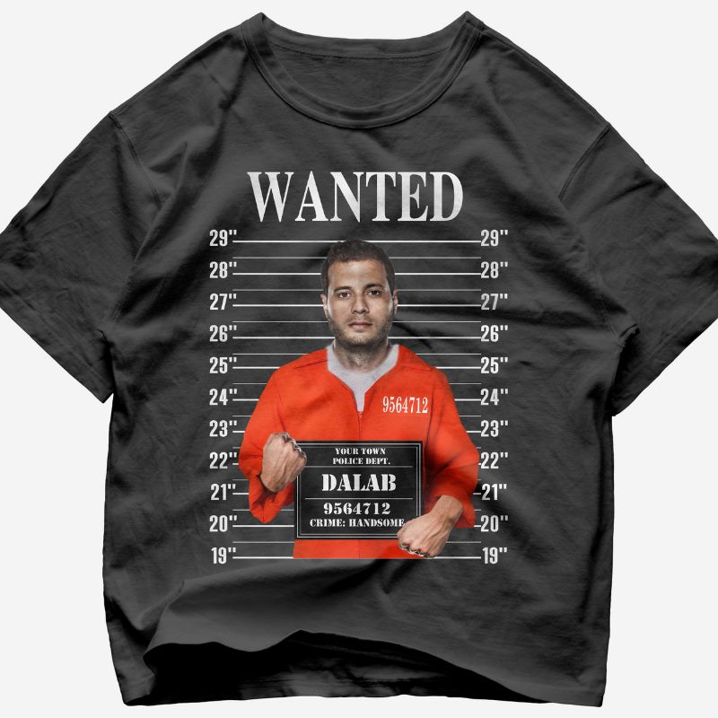 "Wanted shirt man" Handcraft Tee