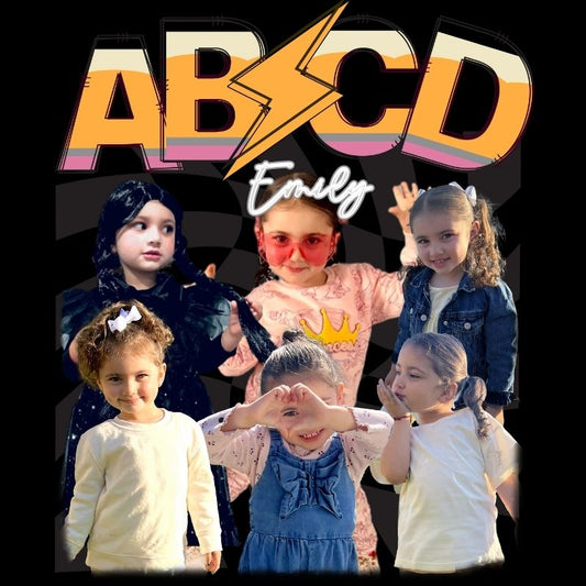 Warm ABCD Thunder Handcraft Kid Tee