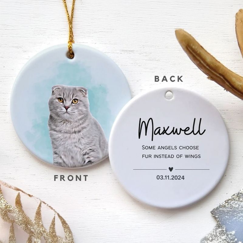 Watercolor Pet Handcraft  Ornament