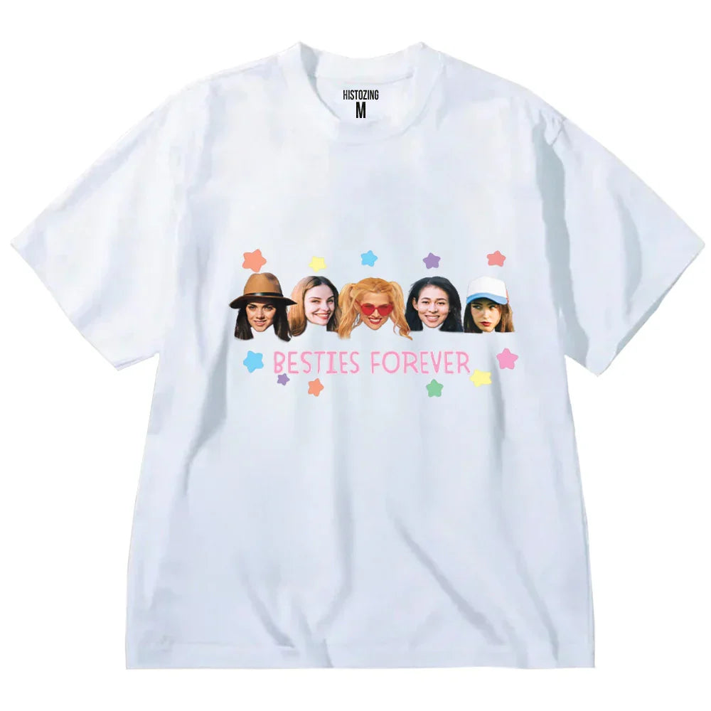 "Best Friend Forever" Handcraft Tee - Histozing