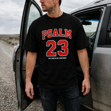 Psalm 23 Christian Handcraft Tee