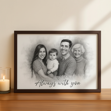 Always With You Handcrafted Wall Art