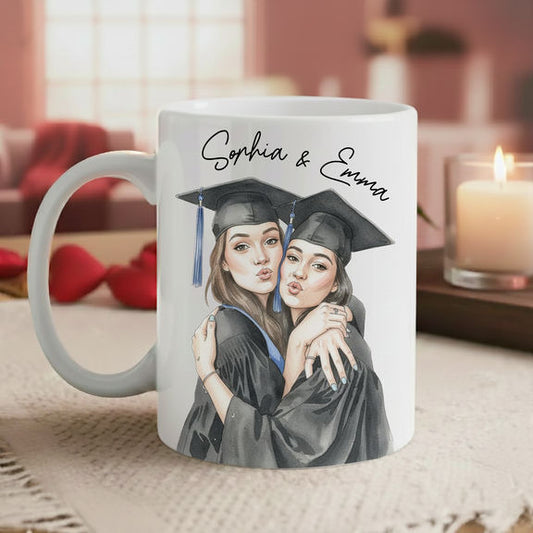 Water Color Mug Graduation Gift